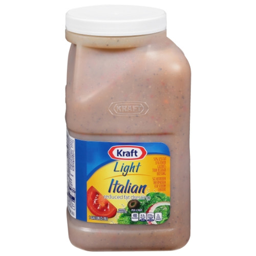 Kraft Reduced Fat Light Done Right Italian Dressing Bulk, 1 Gallon, 4 Per Case